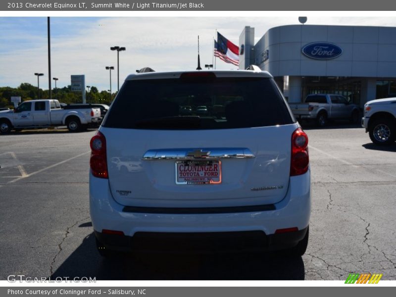 Summit White / Light Titanium/Jet Black 2013 Chevrolet Equinox LT