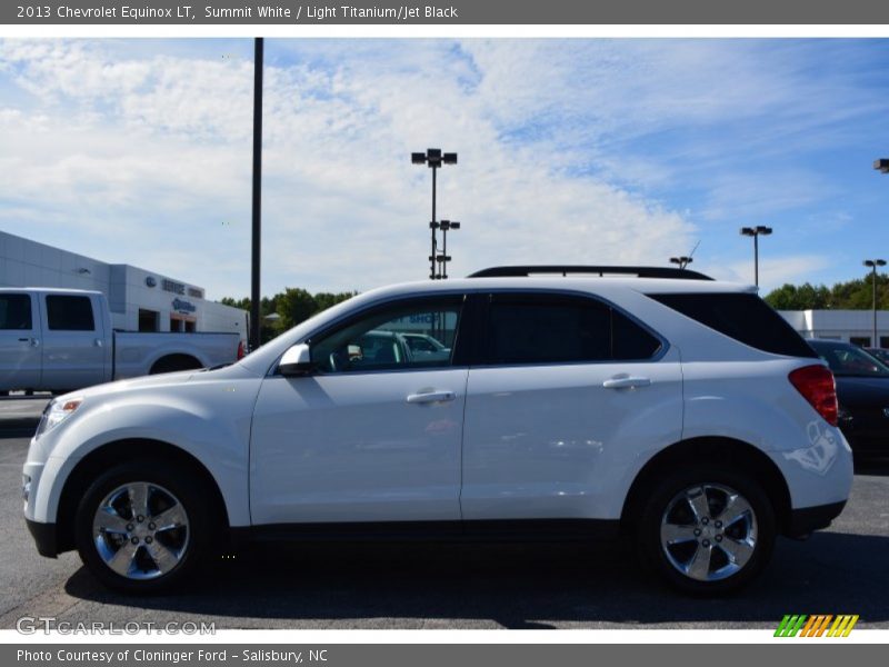 Summit White / Light Titanium/Jet Black 2013 Chevrolet Equinox LT