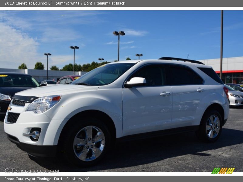 Summit White / Light Titanium/Jet Black 2013 Chevrolet Equinox LT
