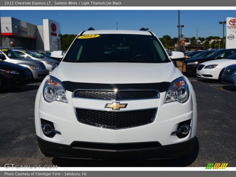 Summit White / Light Titanium/Jet Black 2013 Chevrolet Equinox LT