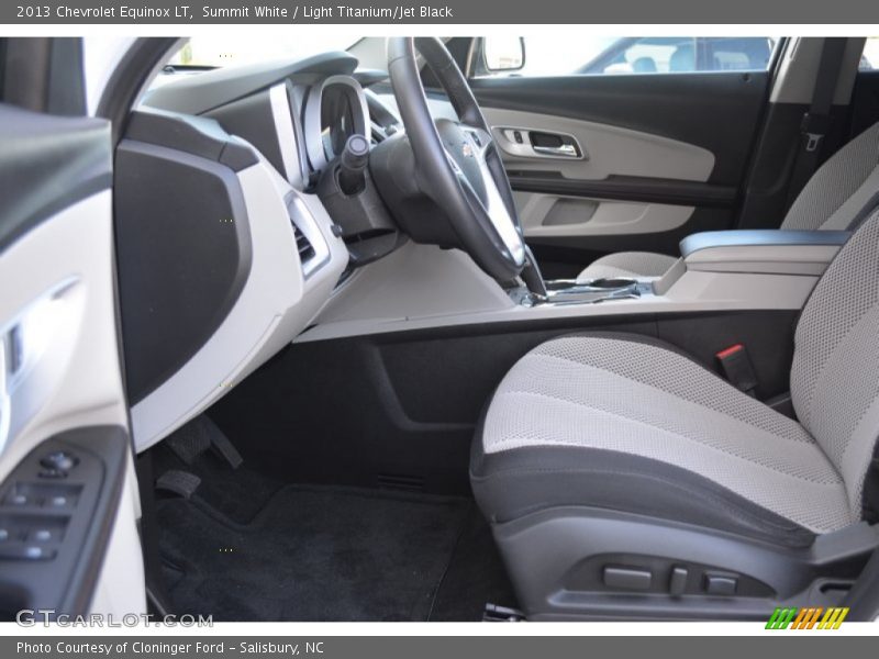 Summit White / Light Titanium/Jet Black 2013 Chevrolet Equinox LT