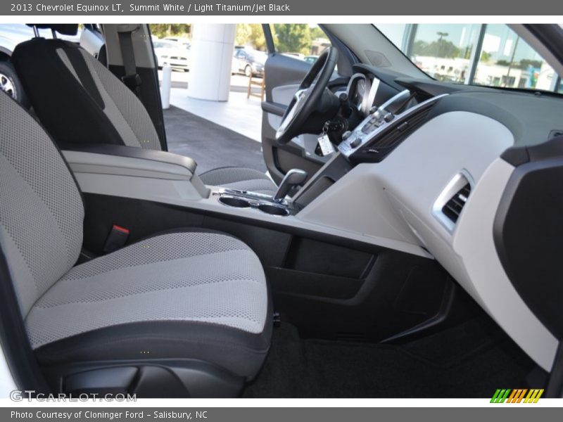 Summit White / Light Titanium/Jet Black 2013 Chevrolet Equinox LT