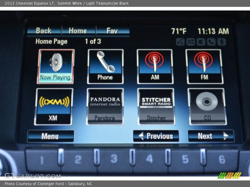 Summit White / Light Titanium/Jet Black 2013 Chevrolet Equinox LT