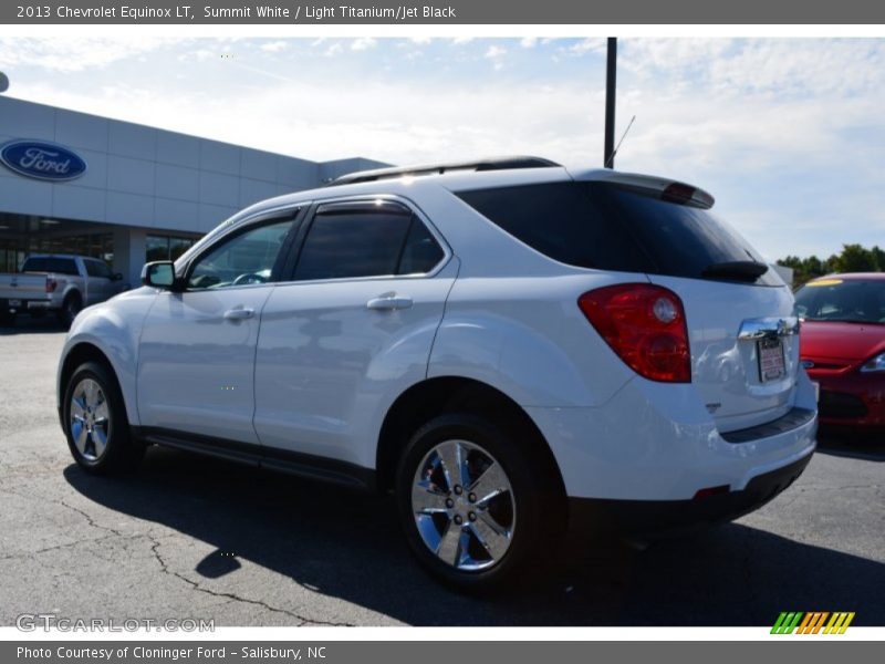 Summit White / Light Titanium/Jet Black 2013 Chevrolet Equinox LT