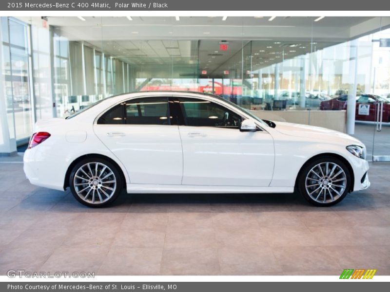 Polar White / Black 2015 Mercedes-Benz C 400 4Matic
