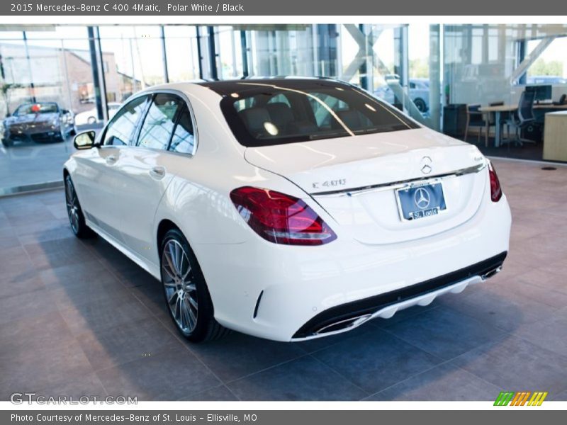 Polar White / Black 2015 Mercedes-Benz C 400 4Matic