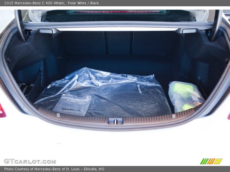 Polar White / Black 2015 Mercedes-Benz C 400 4Matic