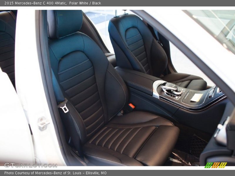 Polar White / Black 2015 Mercedes-Benz C 400 4Matic