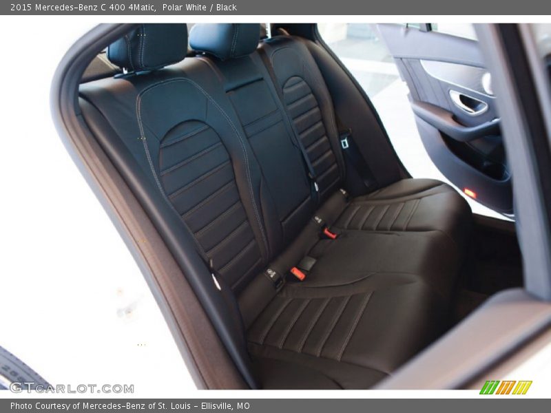 Polar White / Black 2015 Mercedes-Benz C 400 4Matic