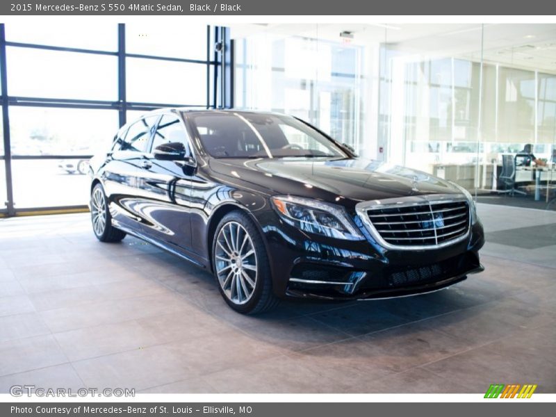 Black / Black 2015 Mercedes-Benz S 550 4Matic Sedan