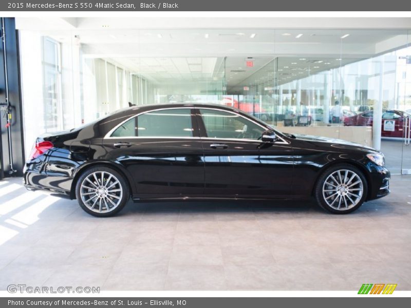 Black / Black 2015 Mercedes-Benz S 550 4Matic Sedan