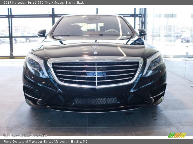 Black / Black 2015 Mercedes-Benz S 550 4Matic Sedan
