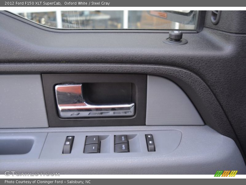 Oxford White / Steel Gray 2012 Ford F150 XLT SuperCab