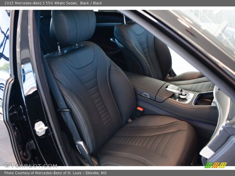 Black / Black 2015 Mercedes-Benz S 550 4Matic Sedan
