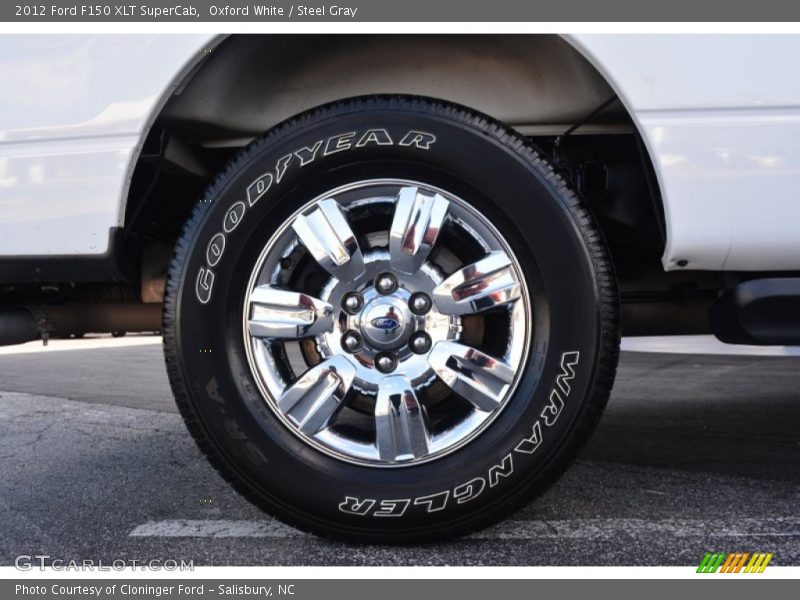 Oxford White / Steel Gray 2012 Ford F150 XLT SuperCab