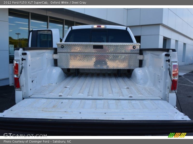 Oxford White / Steel Gray 2012 Ford F150 XLT SuperCab