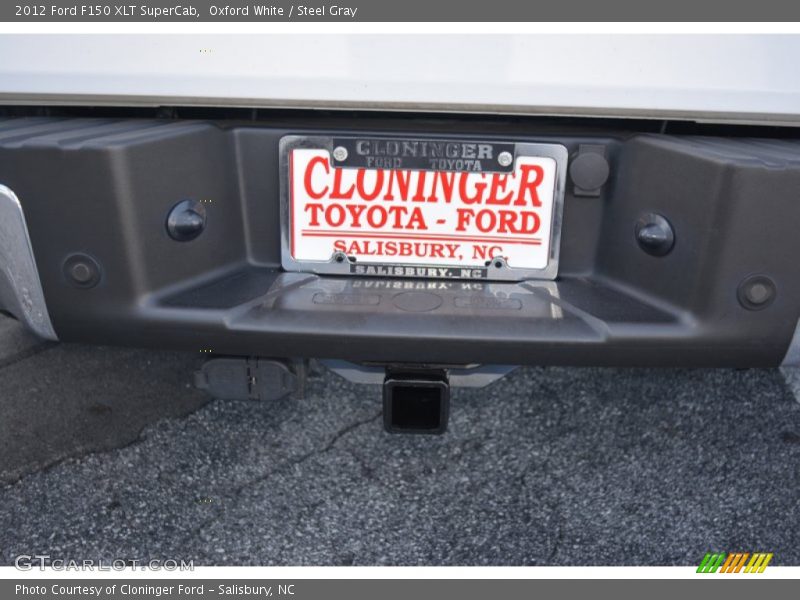 Oxford White / Steel Gray 2012 Ford F150 XLT SuperCab
