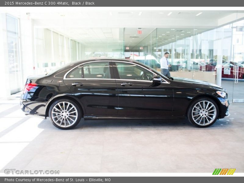 Black / Black 2015 Mercedes-Benz C 300 4Matic