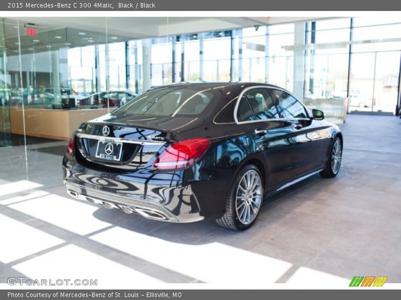 Black / Black 2015 Mercedes-Benz C 300 4Matic