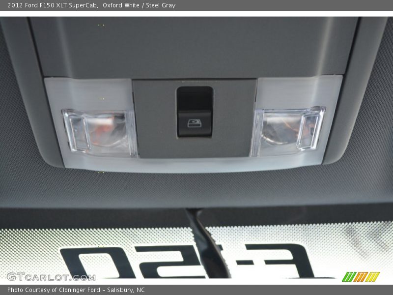 Oxford White / Steel Gray 2012 Ford F150 XLT SuperCab
