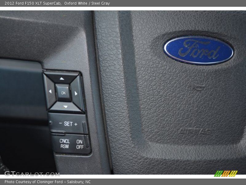 Oxford White / Steel Gray 2012 Ford F150 XLT SuperCab