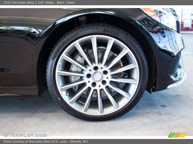 Black / Black 2015 Mercedes-Benz C 300 4Matic