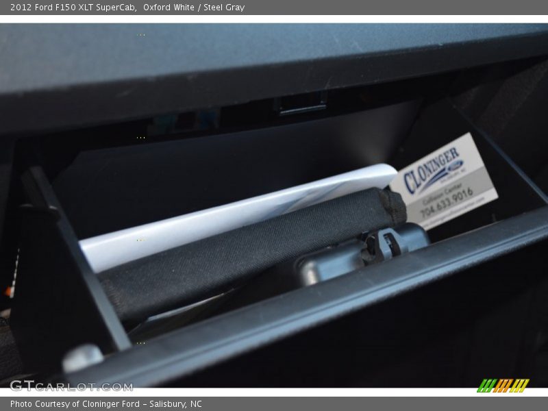 Oxford White / Steel Gray 2012 Ford F150 XLT SuperCab