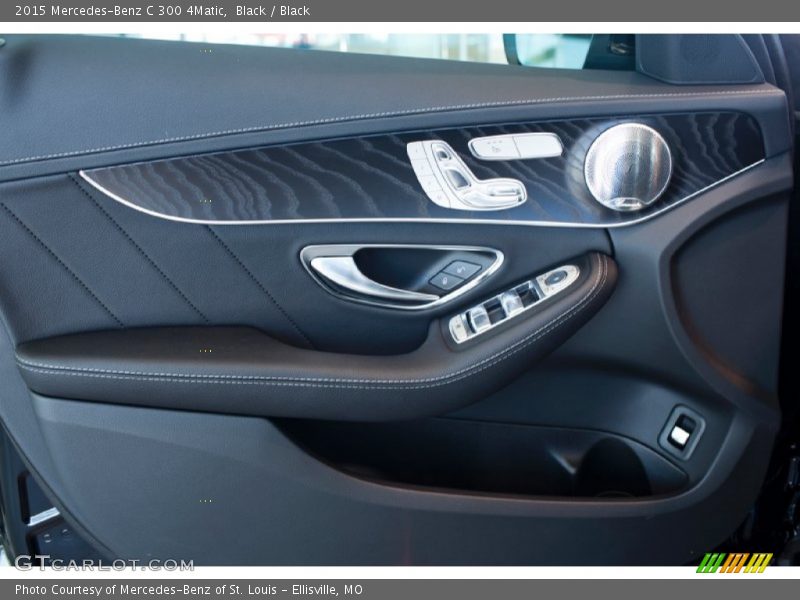 Black / Black 2015 Mercedes-Benz C 300 4Matic
