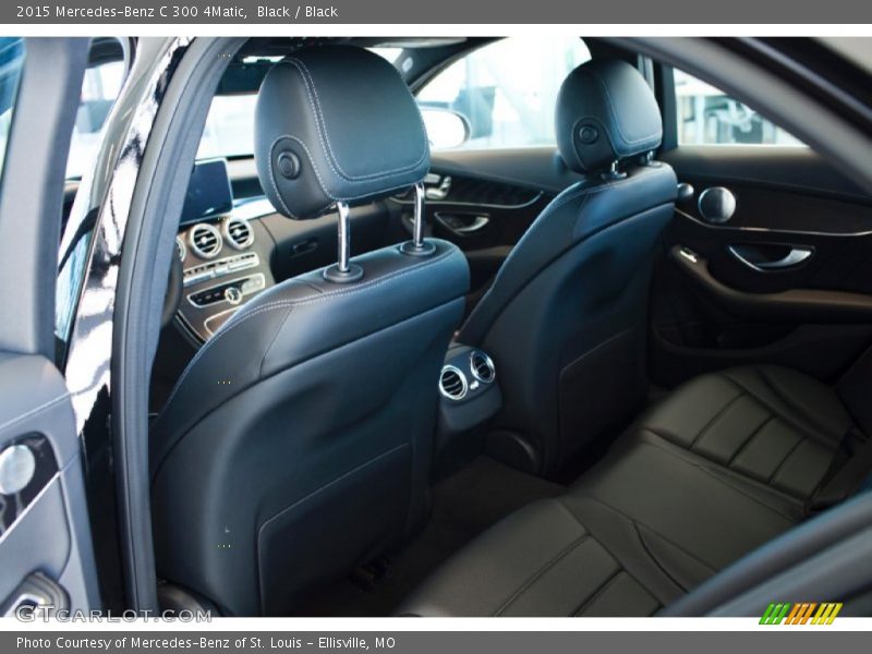 Black / Black 2015 Mercedes-Benz C 300 4Matic