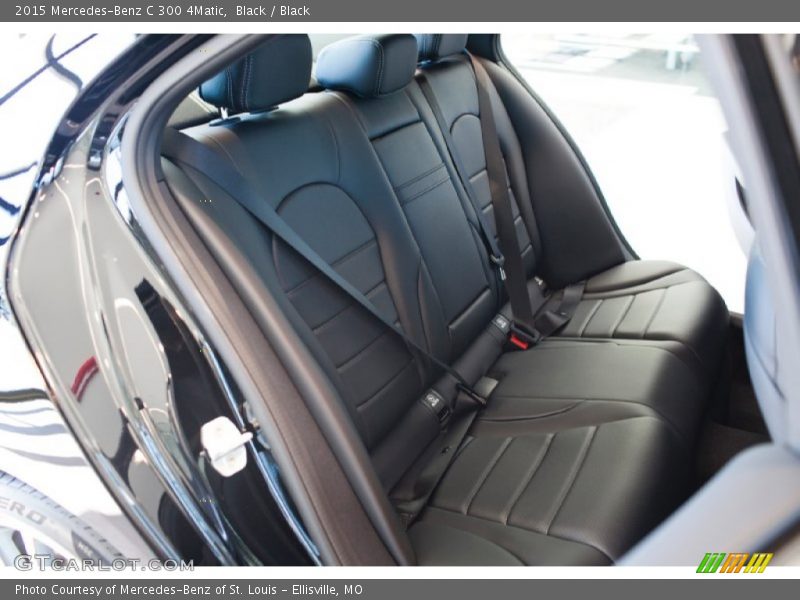 Black / Black 2015 Mercedes-Benz C 300 4Matic