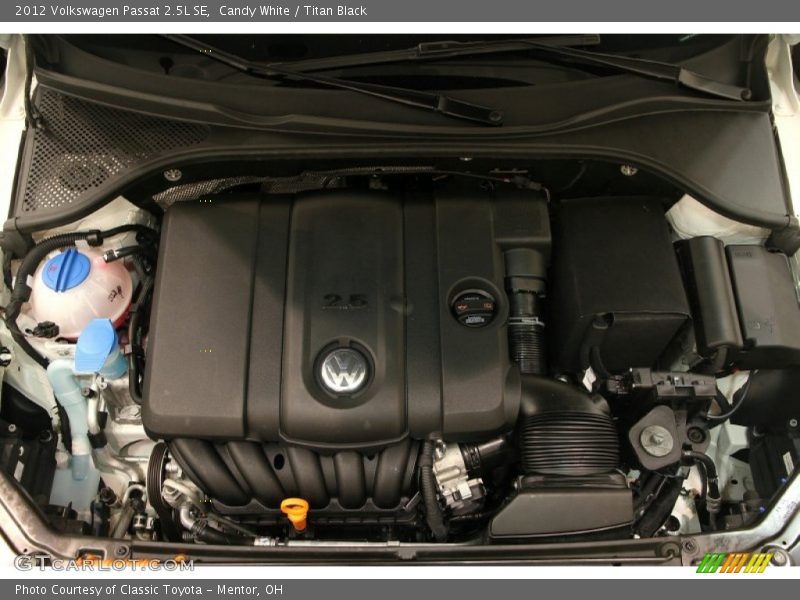 Candy White / Titan Black 2012 Volkswagen Passat 2.5L SE