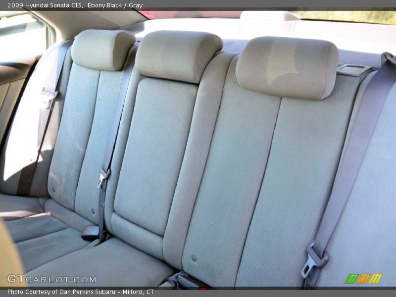 Ebony Black / Gray 2009 Hyundai Sonata GLS