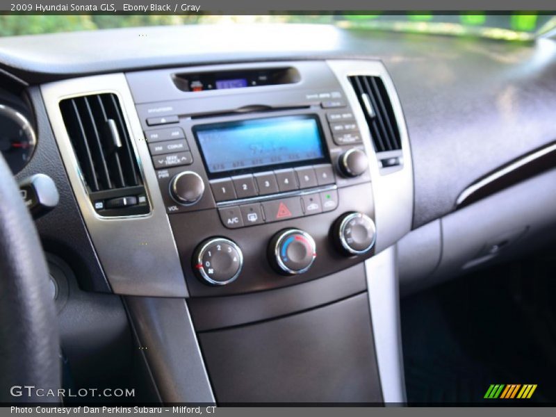 Ebony Black / Gray 2009 Hyundai Sonata GLS