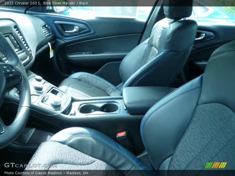 Billet Silver Metallic / Black 2015 Chrysler 200 S