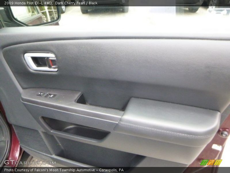 Dark Cherry Pearl / Black 2009 Honda Pilot EX-L 4WD