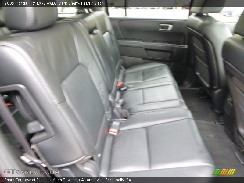 Dark Cherry Pearl / Black 2009 Honda Pilot EX-L 4WD