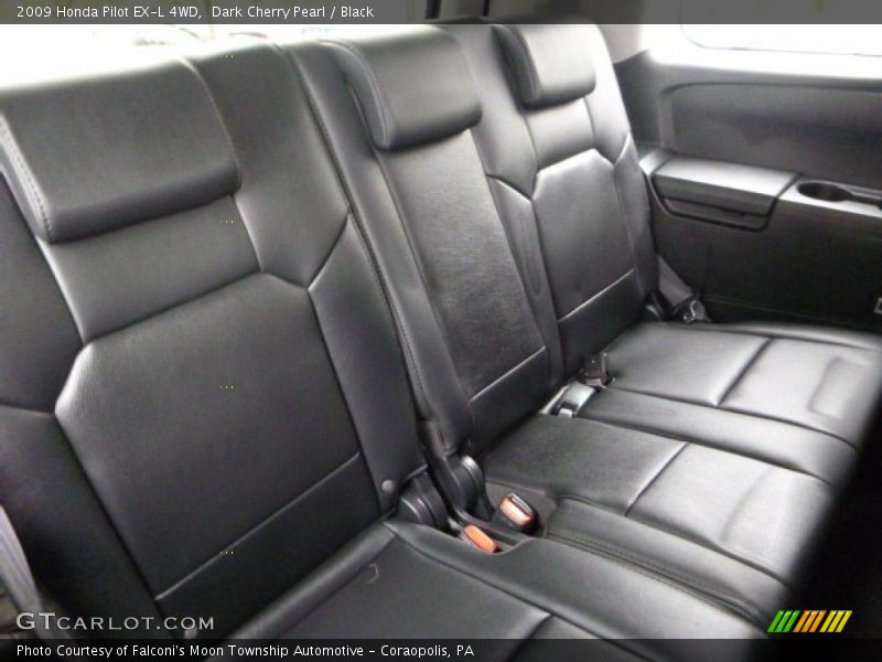 Dark Cherry Pearl / Black 2009 Honda Pilot EX-L 4WD