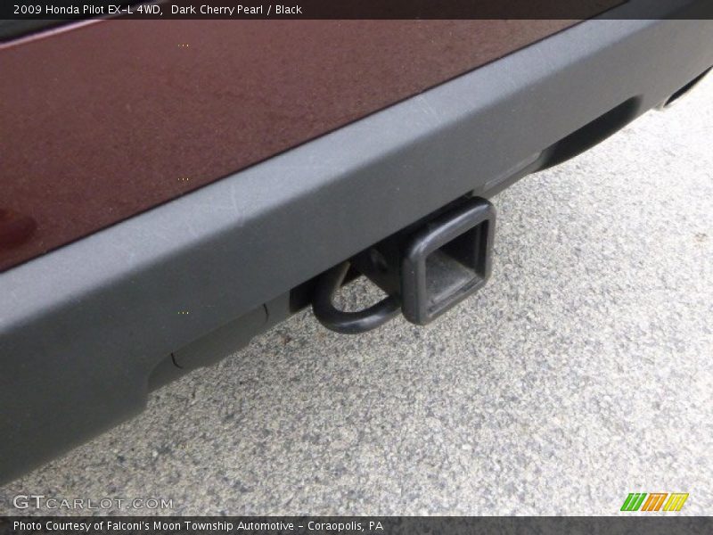 Dark Cherry Pearl / Black 2009 Honda Pilot EX-L 4WD