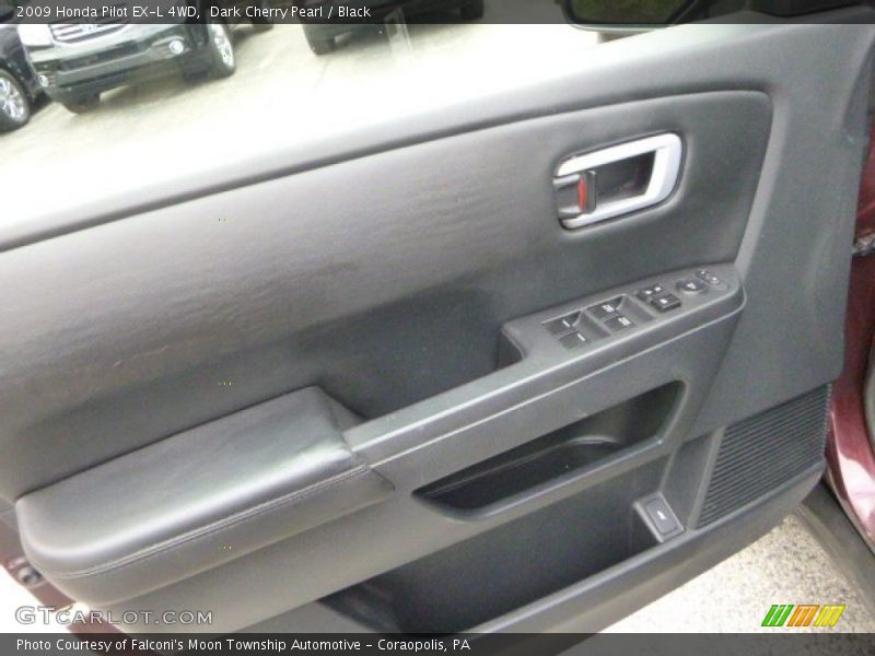 Dark Cherry Pearl / Black 2009 Honda Pilot EX-L 4WD