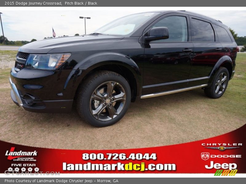 Pitch Black / Black 2015 Dodge Journey Crossroad