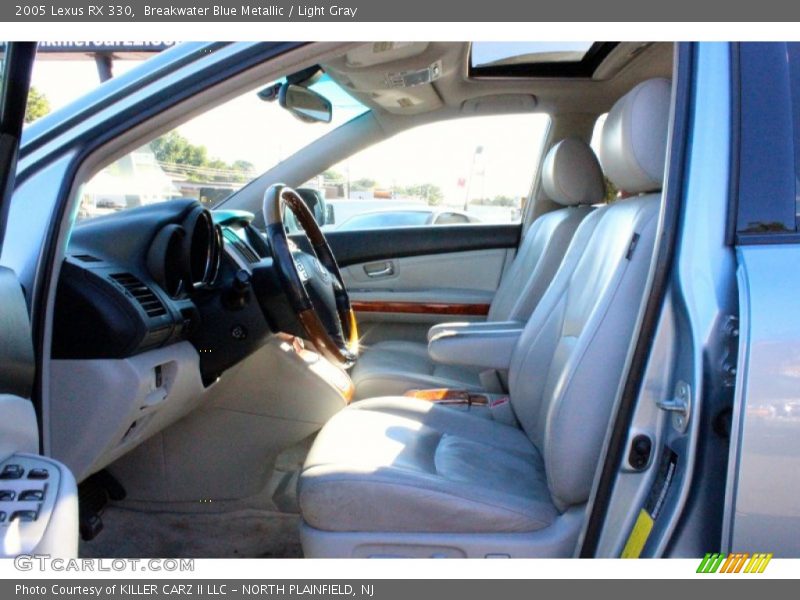 Breakwater Blue Metallic / Light Gray 2005 Lexus RX 330