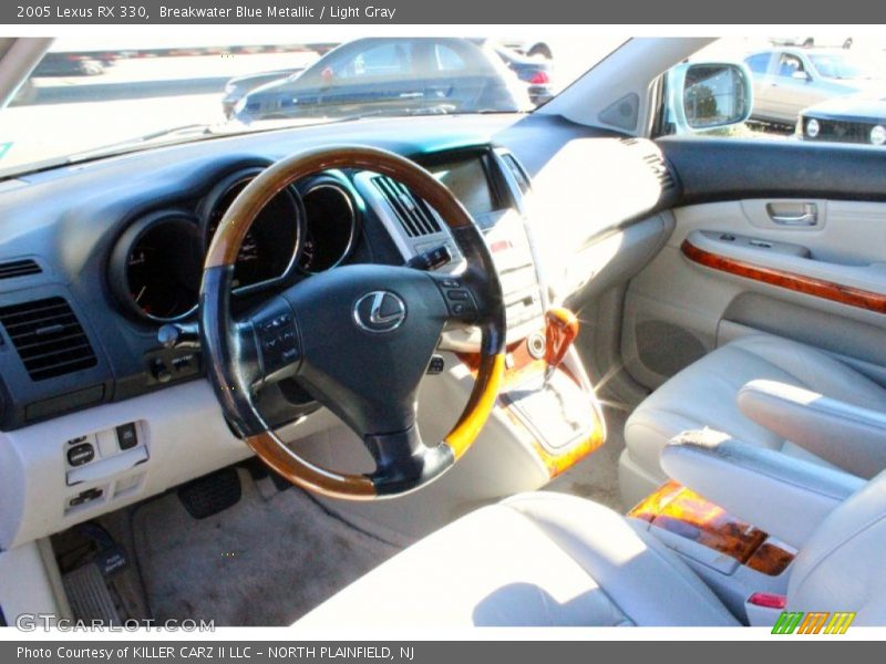 Breakwater Blue Metallic / Light Gray 2005 Lexus RX 330