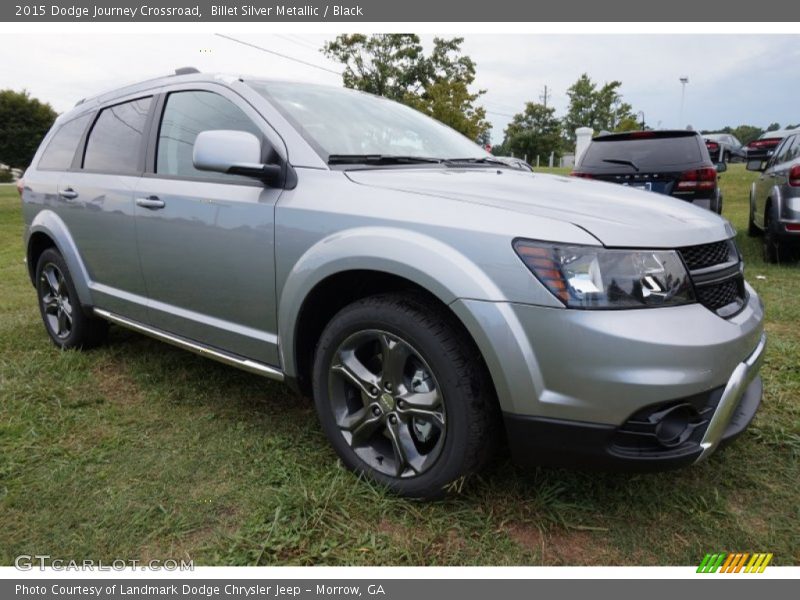 Billet Silver Metallic / Black 2015 Dodge Journey Crossroad