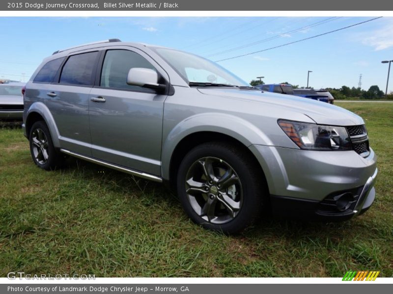 Billet Silver Metallic / Black 2015 Dodge Journey Crossroad