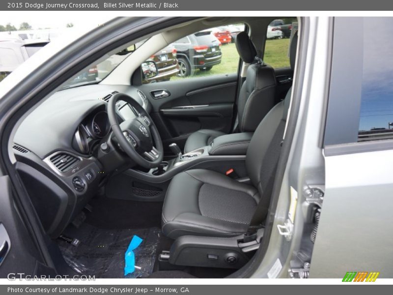 Billet Silver Metallic / Black 2015 Dodge Journey Crossroad