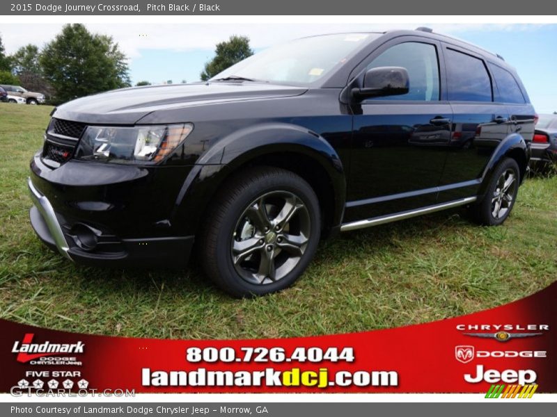Pitch Black / Black 2015 Dodge Journey Crossroad