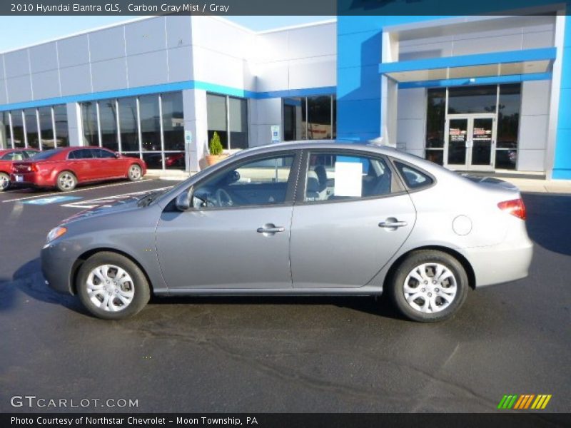 Carbon Gray Mist / Gray 2010 Hyundai Elantra GLS