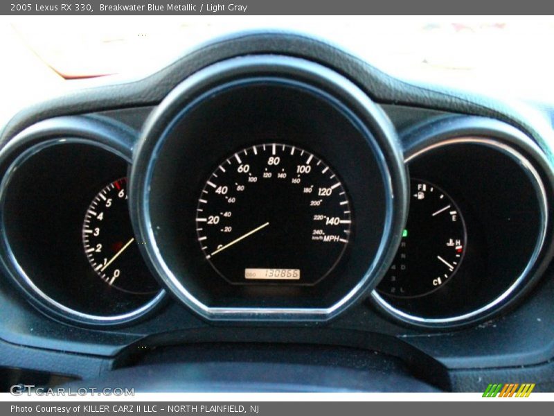 Breakwater Blue Metallic / Light Gray 2005 Lexus RX 330