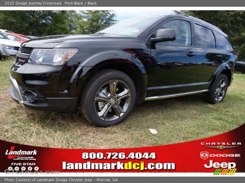 Pitch Black / Black 2015 Dodge Journey Crossroad