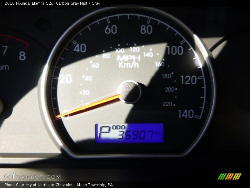 Carbon Gray Mist / Gray 2010 Hyundai Elantra GLS